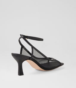 LOPRA TO BLACK LEATHER MESH