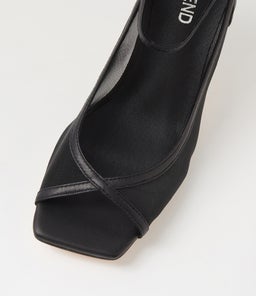 LOPRA TO BLACK LEATHER MESH
