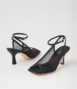 LOPRA TO BLACK LEATHER MESH
