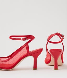 LOPRA TO NEW RED LEATHER MESH