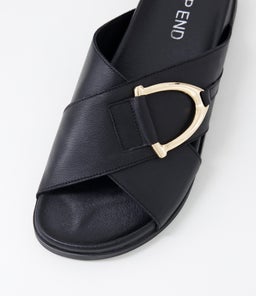 ROULE TO BLACK LEATHER