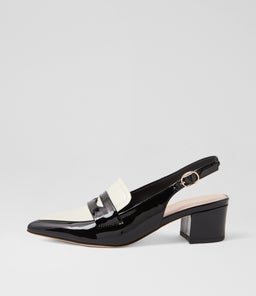 AIDAYO TO BLACK IVORY PATENT LEATHER