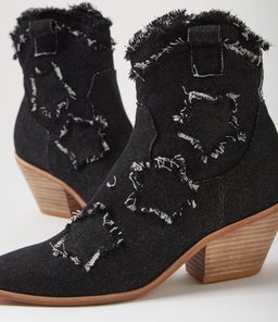 DIBI TO BLACK DENIM FABRIC