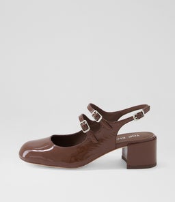 WAREL TO MILK CHOC PATENT LEATHER