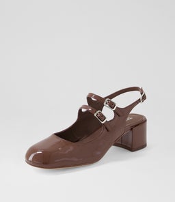 WAREL TO MILK CHOC PATENT LEATHER