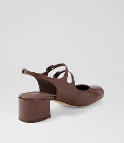 WAREL TO MILK CHOC PATENT LEATHER