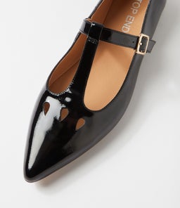YULIAS TO BLACK PATENT LEATHER