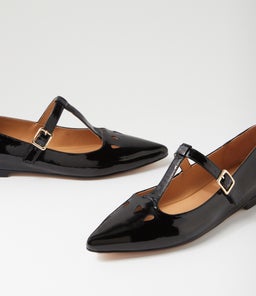 YULIAS TO BLACK PATENT LEATHER