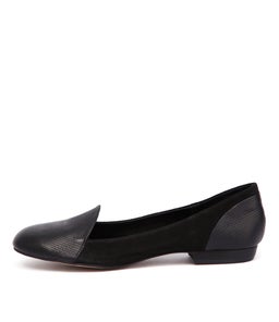 ORMA BLACK PRINT BLACK LEATHER