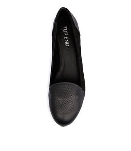 ORMA BLACK PRINT BLACK LEATHER