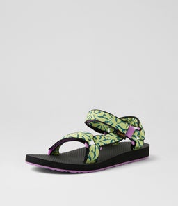 W ORIGINAL UNIV TV BEACH FLORAL WILD LIME FABRIC