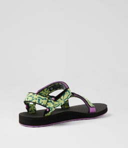 W ORIGINAL UNIV TV BEACH FLORAL WILD LIME FABRIC