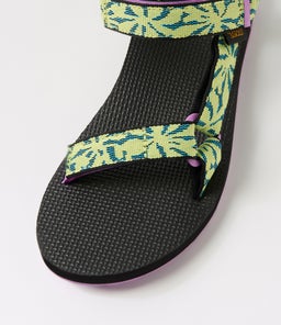W ORIGINAL UNIV TV BEACH FLORAL WILD LIME FABRIC