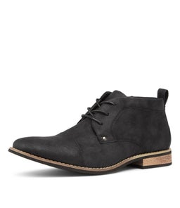 MCQUILLIAN UN BLACK NUBUCK PU