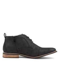 MCQUILLIAN UN BLACK NUBUCK PU
