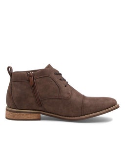 MCQUILLIAN UN BROWN NUBUCK PU