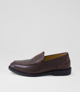 COX UN BROWN LEATHER