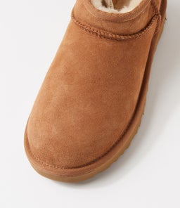 ULTRA MINI UU CHESTNUT SHEEPSKIN