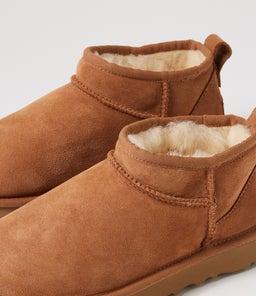 ULTRA MINI UU CHESTNUT SHEEPSKIN