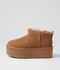 ULTRA MINI PLATFORM UU CHESTNUT SUEDE