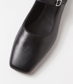 DELIA VB BLACK LEATHER