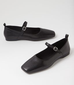 DELIA VB BLACK LEATHER