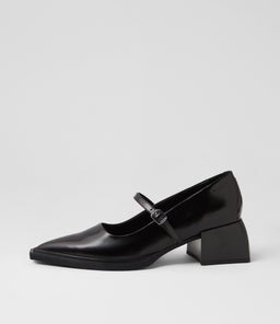 VIVIAN MARYJANE VB BLACK LEATHER
