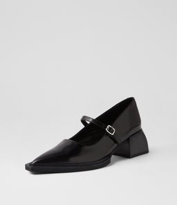 VIVIAN MARYJANE VB BLACK LEATHER