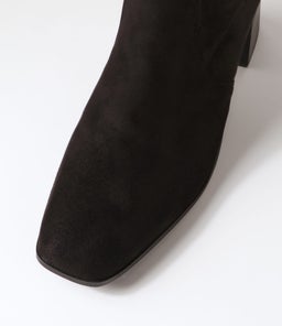 LINDEN VE BLACK MICROSUEDE