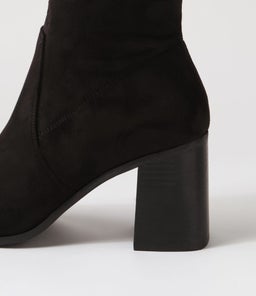 LINDEN VE BLACK MICROSUEDE