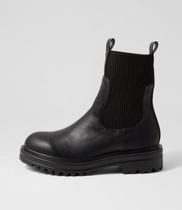 MOSES VE BLACK BLACK SMOOTH KNIT
