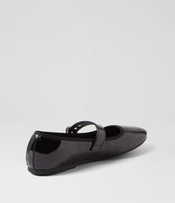 BANKS VE BLACK PATENT PU