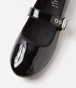 BANKS VE BLACK PATENT PU