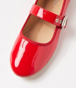 BANKS VE RED PATENT PU