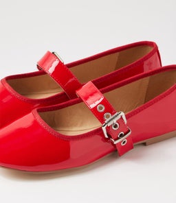 BANKS VE RED PATENT PU