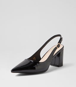 ELIO VE BLACK PATENT PU