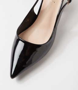 ELIO VE BLACK PATENT PU