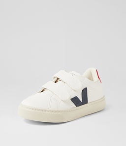 SMALL ESPLAR JNR VJ WHITE NAUTICO PEKIN LEATHER