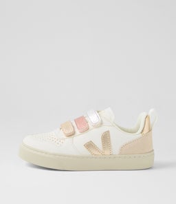 SMALL V 10 TOT VJ MULTICO EXTRA WHITE SHINY LEATHER