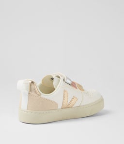 SMALL V 10 TOT VJ MULTICO EXTRA WHITE SHINY LEATHER