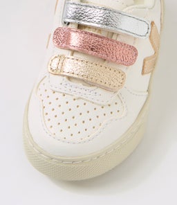 SMALL V 10 TOT VJ MULTICO EXTRA WHITE SHINY LEATHER