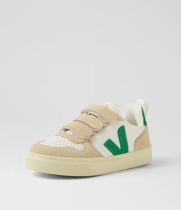 SMALL V 10 TOT VJ EXTRA WHITE EMERAUDE LEATHER