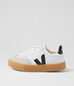 SMALL VOLLEY TOT VJ WHITE BLACK CANVAS
