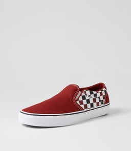ASHER M VN DARK RED CANVAS