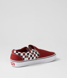ASHER M VN DARK RED CANVAS