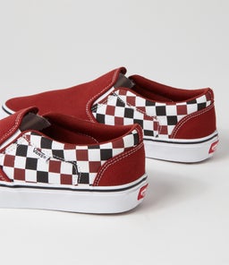 ASHER M VN DARK RED CANVAS