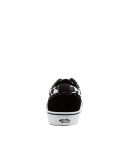 WARD M VN BLACK WHITE CHECK CANVAS
