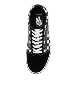 WARD M VN BLACK WHITE CHECK CANVAS