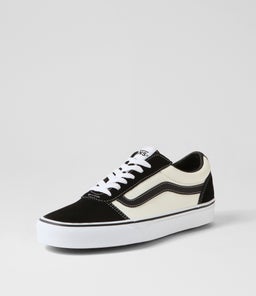 WARD M VN MARSHMALLOW BLACK SUEDE