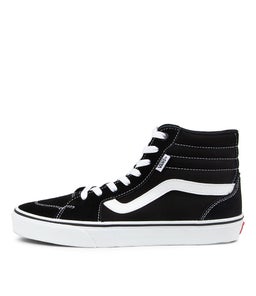 FILMORE HI M VN BLACK WHITE SUEDE CANVAS